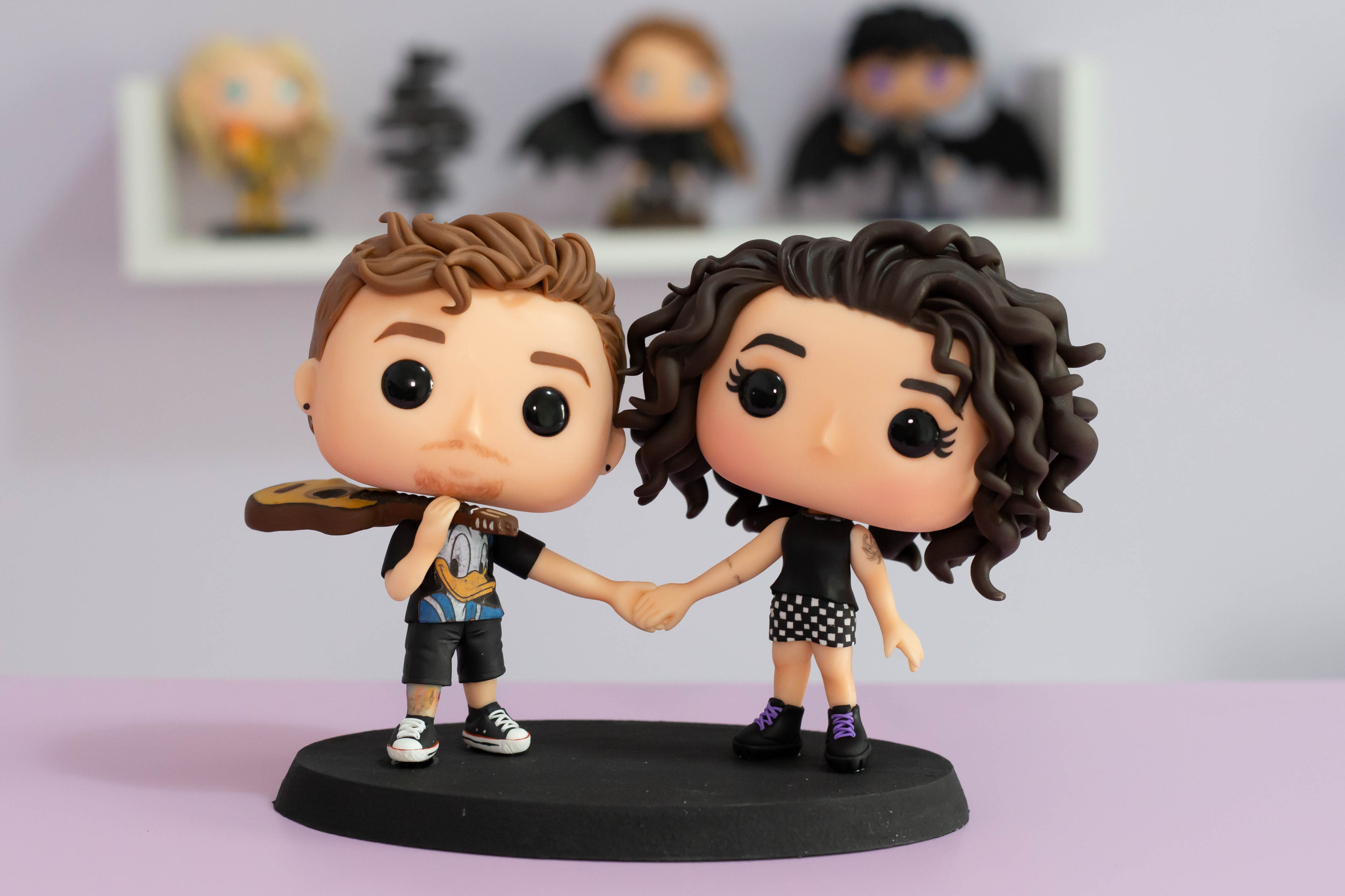 Escultura personalizada estilo POP Belah Biscuit - peça casal